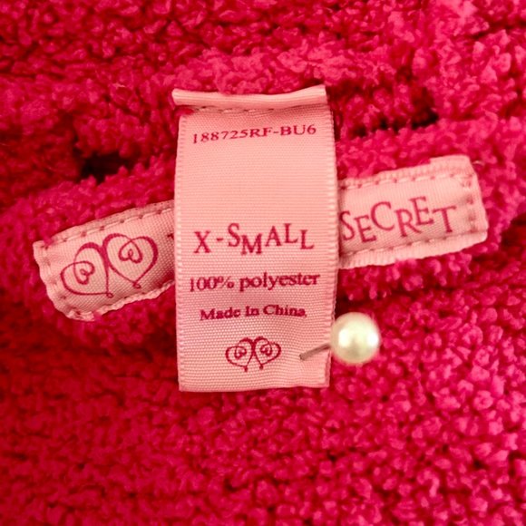 Victoria's Secret Pink & White Polka Dot Robe Size XS - Picture 4 of 5